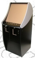 Slim Line Two-Tone Cabinet